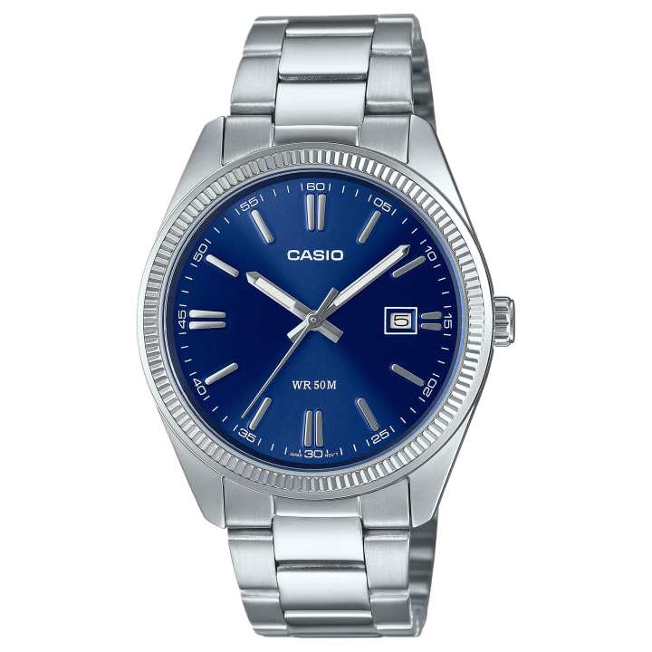 CASIO CASIO G SHOCK Quartz Movement Stainless Steel Strap Watch Men's Watches Blue Dial
