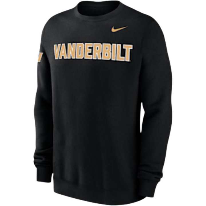Nike Nike Vanderbilt Club Fleece Men's Nike College Crew-Neck Sweatshirt