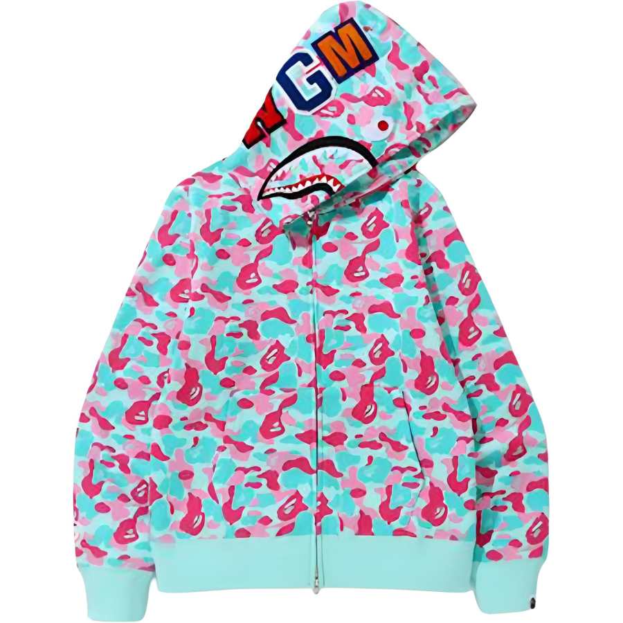 A BATHING APE Bape Store Miami Shark Full Zip Hoodie