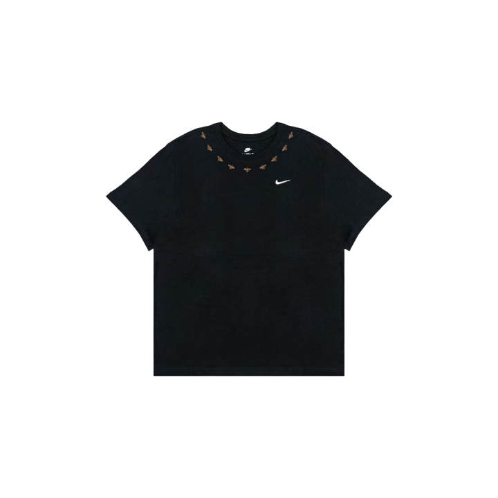 Nike Nike Sportswear T Shirts Men's Black Crew Neck Moderate Straight Fit