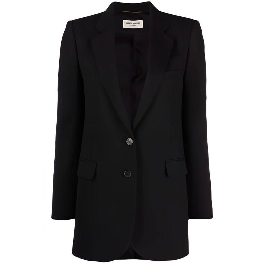 SAINT LAURENT Business Suit Coat Women's Black
