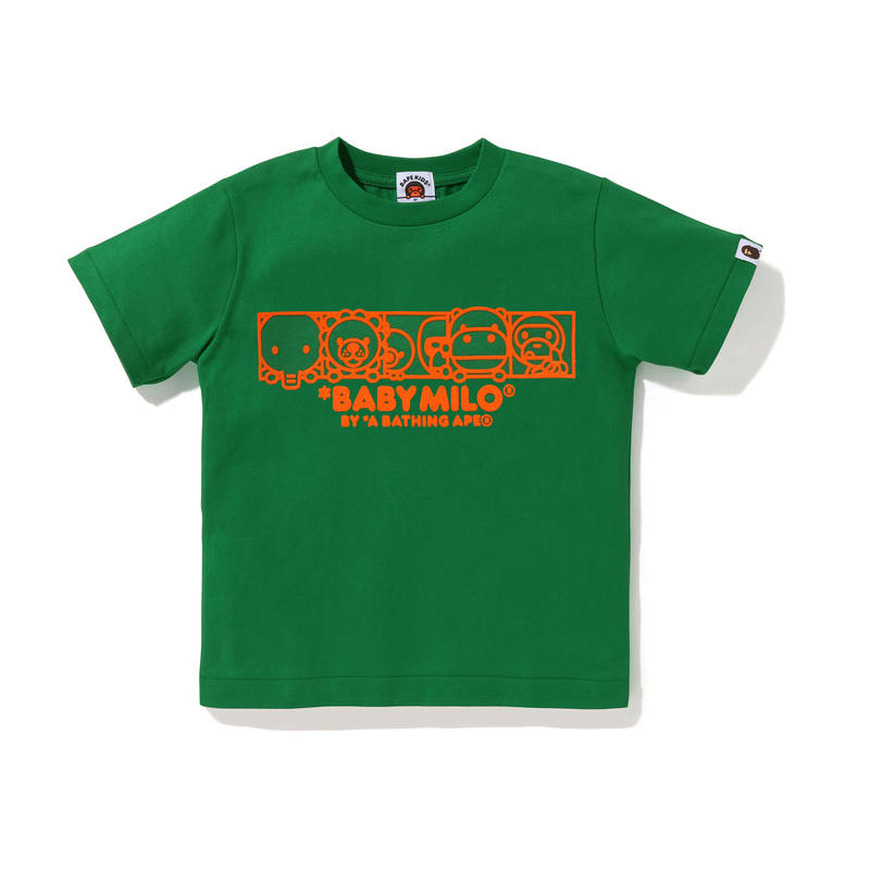 A BATHING APE Kids T Shirts Crew Neck Moderate
