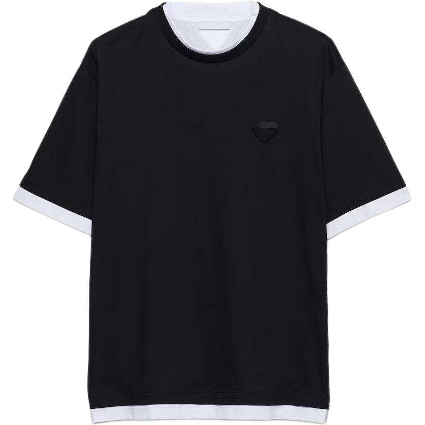 PRADA Prada Double Layered Crewneck T-Shirt