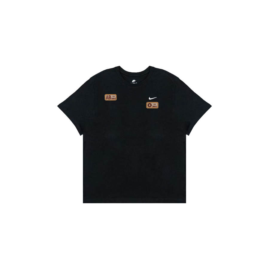 Nike Nike Sportswear T Shirts Men's Black Crew Neck Moderate Straight Fit
