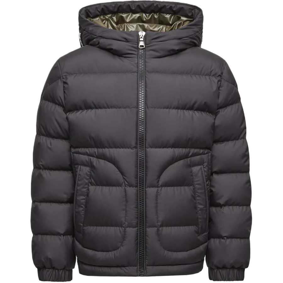 Moncler Moncler Down Jacket Black Kids'