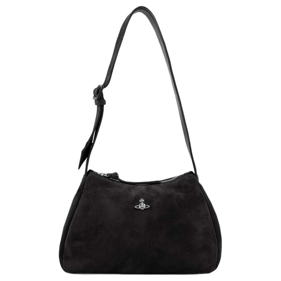 Vivienne Westwood Calfskin Shoulder Bag Women's Black