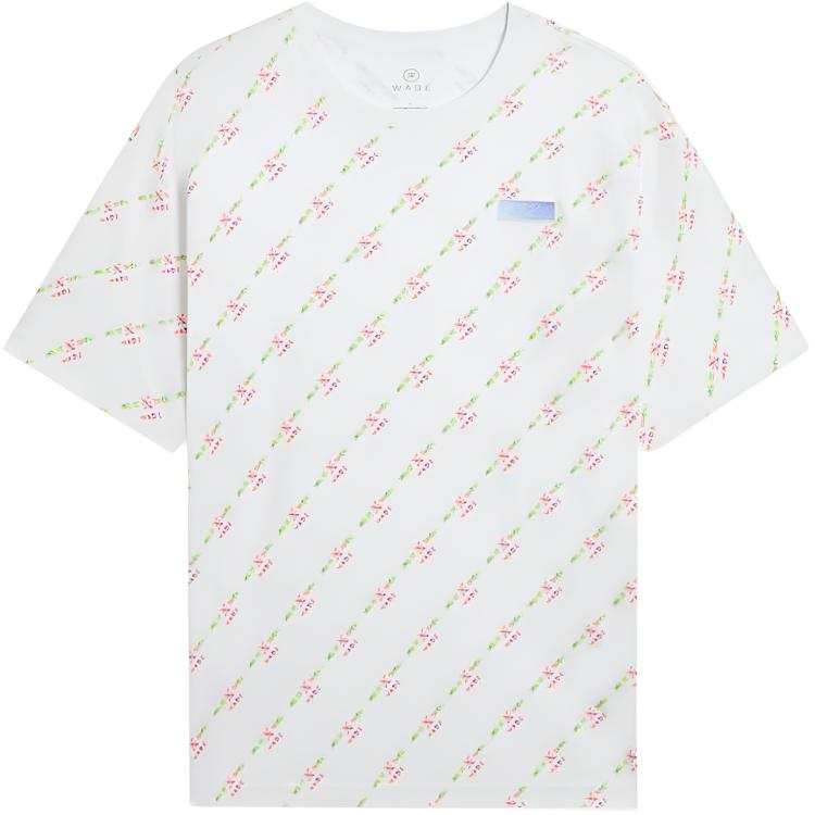 Li-Ning Li Ning T Shirt Men's Pink White