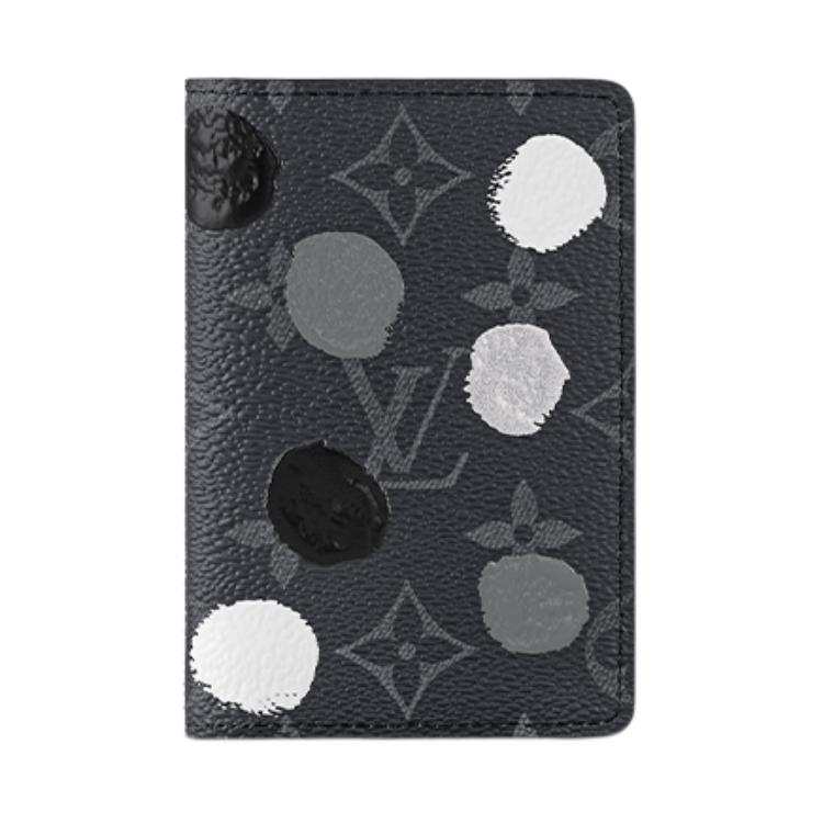 LOUIS VUITTON LOUIS VUITTON X Yayoi Kusama Pocket Organizer Monogram Eclipse Black/Silver
