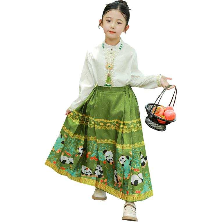 PROTECTCAMEL PROTECTCAMEL Pre School Two Piece Skirt Sets Crew Neck Moderate Mid Length