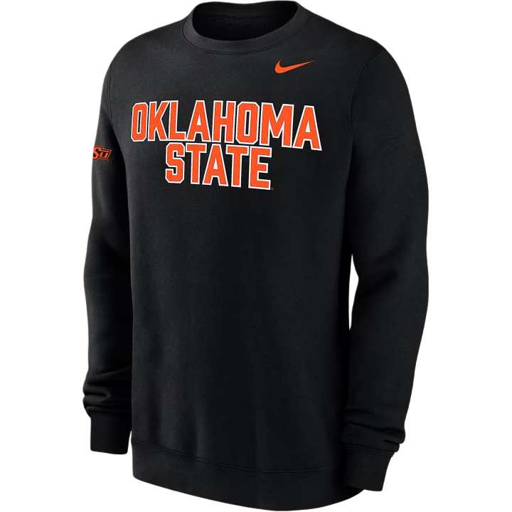 Nike Nike Oklahoma State Club Fleece Men's Nike College Crew-Neck Sweatshirt