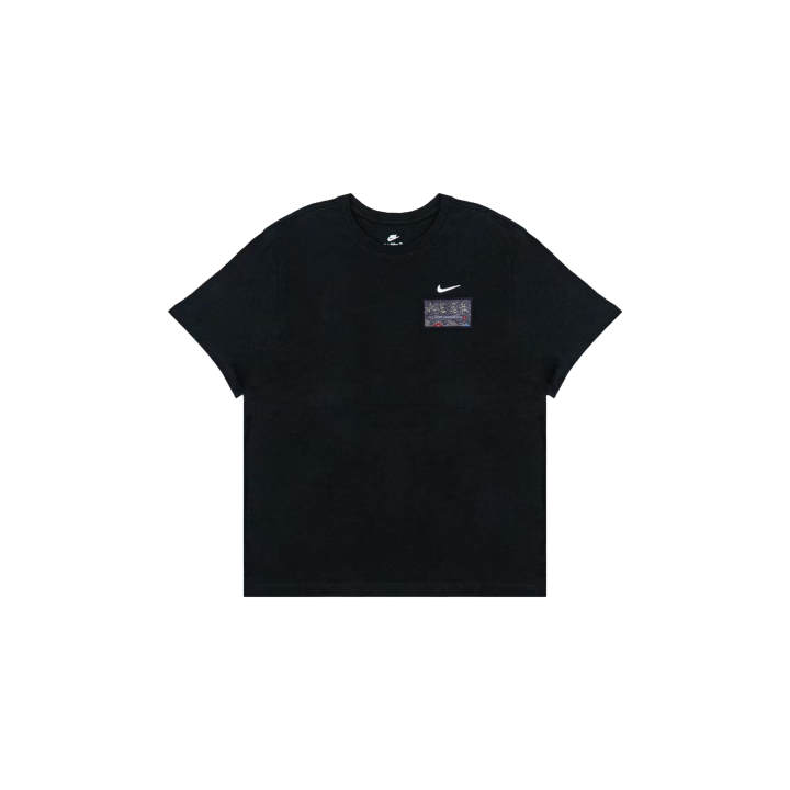 Nike Nike Sportswear T Shirts Men's Black Crew Neck Moderate Straight Fit