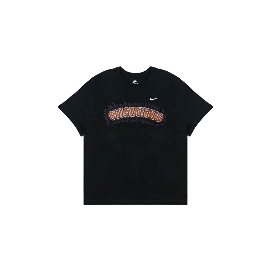 Nike Nike Sportswear T Shirts Men's Black Crew Neck Moderate Straight Fit