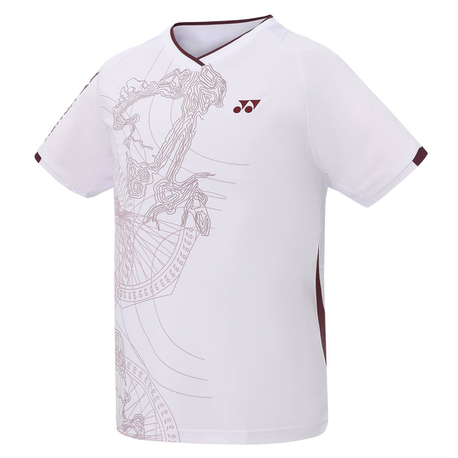 YONEX T Shirts Men's V Neck Moderate Straight Fit