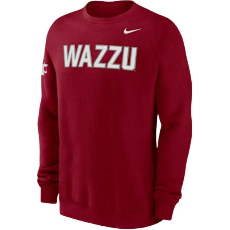 Nike Nike Washington State Club Fleece Men's Nike College Crew-Neck Sweatshirt