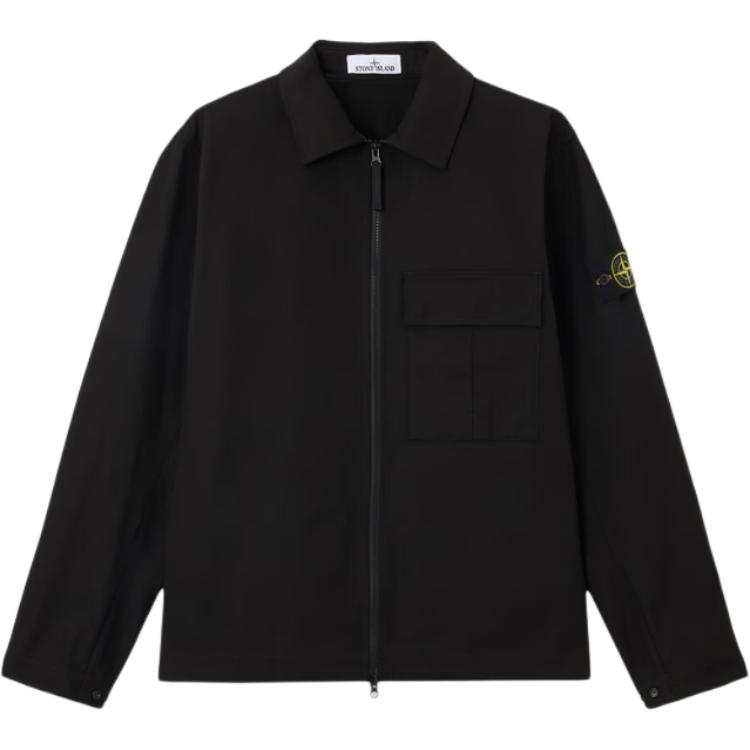 STONE ISLAND STONE ISLAND Compass Patch Zipped Jacket