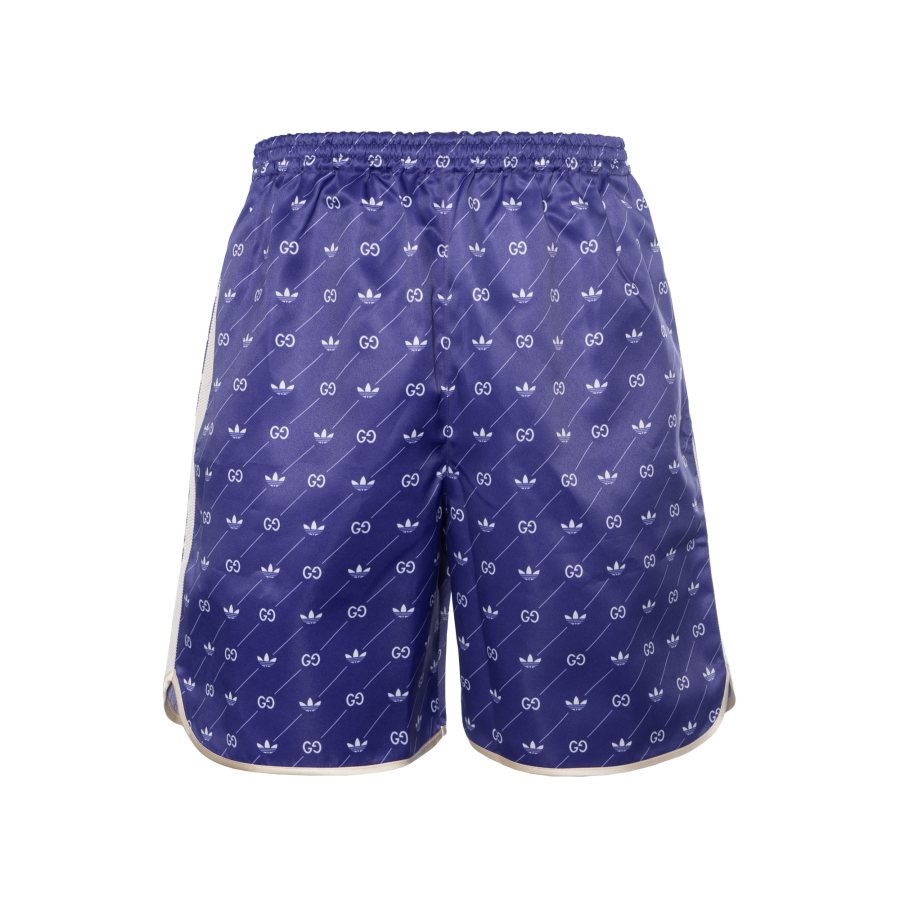 GUCCI x Adidas Originals SS22 Casual Shorts Unisex Blue