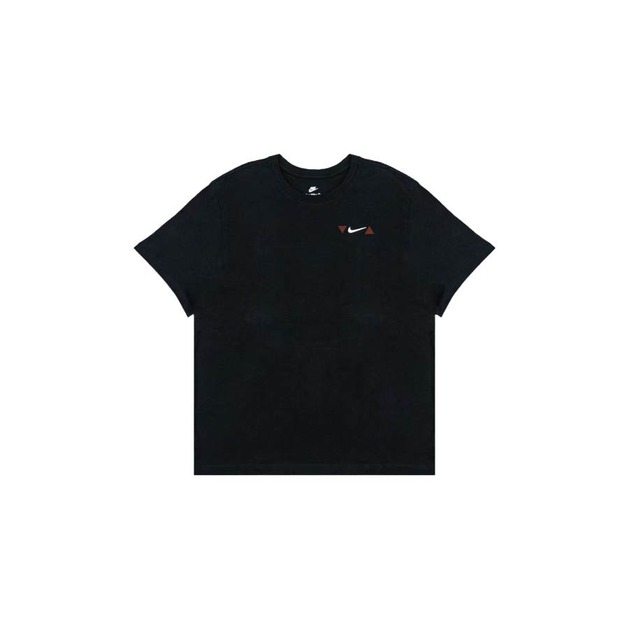 Nike Nike Sportswear T Shirts Men's Black Crew Neck Moderate Straight Fit