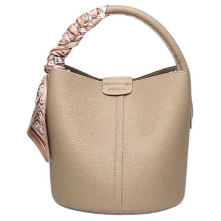 AOKANG Cow Leather Shoulder Bag, Crossbody Bag, Handbag Small Women's Multicolor