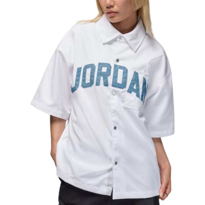Jordan Jordan Flight Women's Woven Short-Sleeve Top