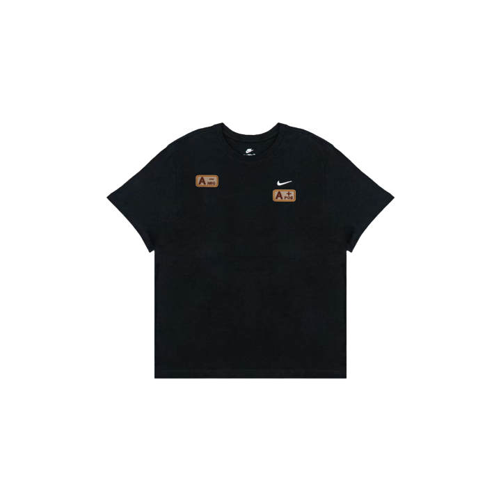 Nike Nike Sportswear T Shirts Men's Black Crew Neck Moderate Straight Fit