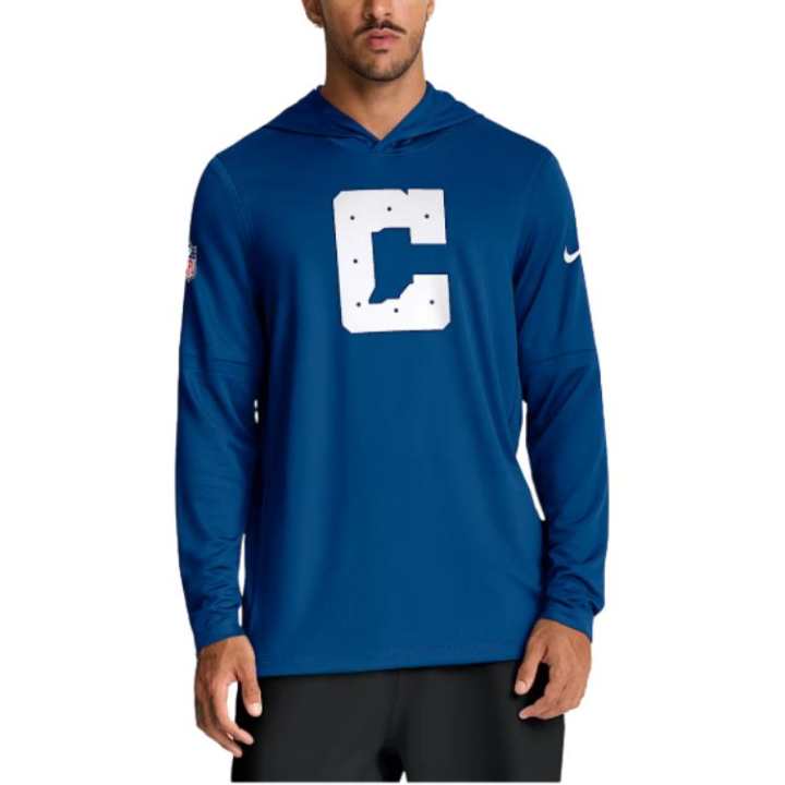Nike Nike Indianapolis Colts Option Read Men's Nike Dri-FIT Nfl Long-Sleeve Hooded Top