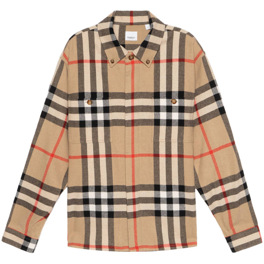 Burberry House Check Wool Cotton Shirt