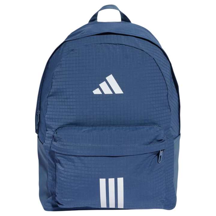 Adidas Adidas ESSENTIALS 3 Stripes Polyester Backpack Unisex Ink Blue