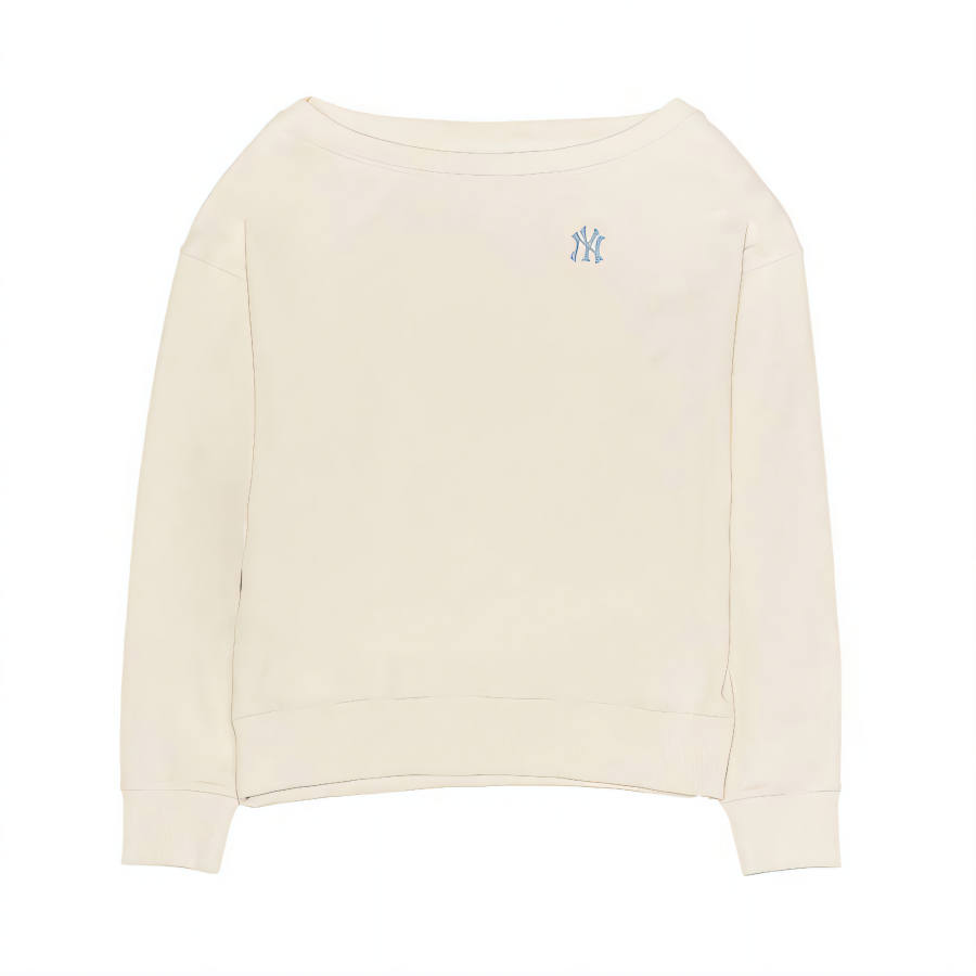 MLB MLB Sweatshirts Women's Cream Crew Neck Moderate Regular