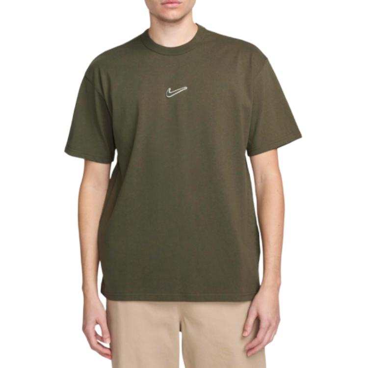 Nike Nike Clothing T Shirts Men's Khaki Crew Neck