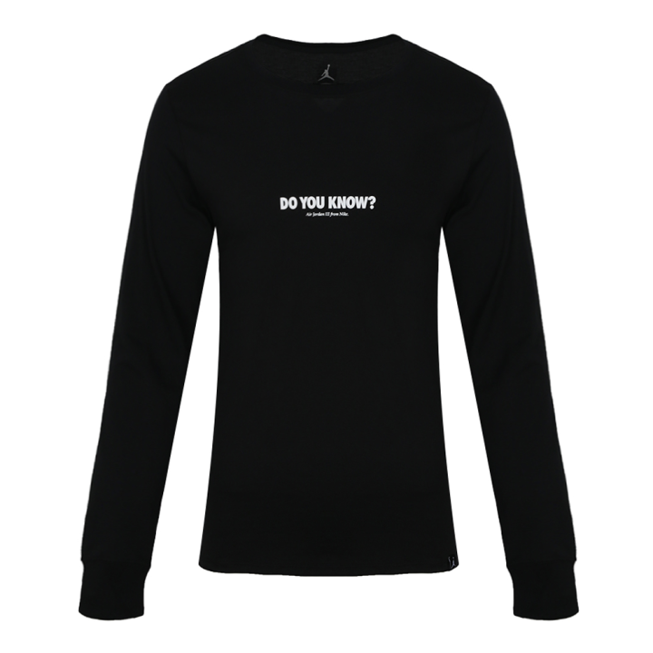 Jordan Jordan AS M JSW LS AJ3 DO YU KNOW T Shirt Men's