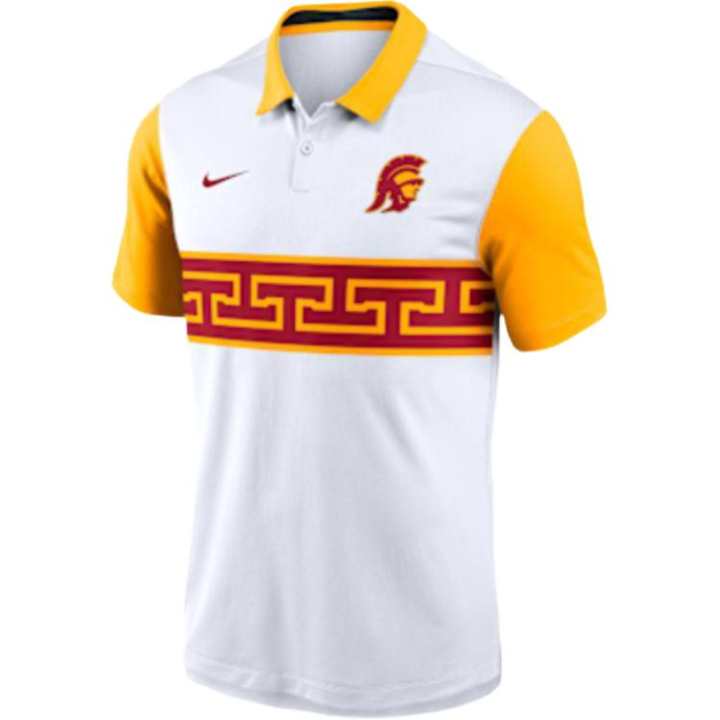 Nike Nike Usc Athletic Prep Vapor Alt Logo Men's Nike Dri FIT College Polo