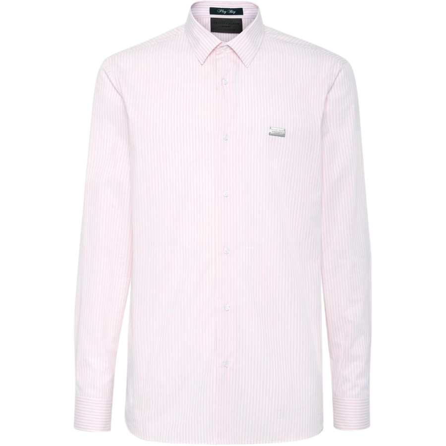PHILIPP PLEIN Graphic print Striped Shirt