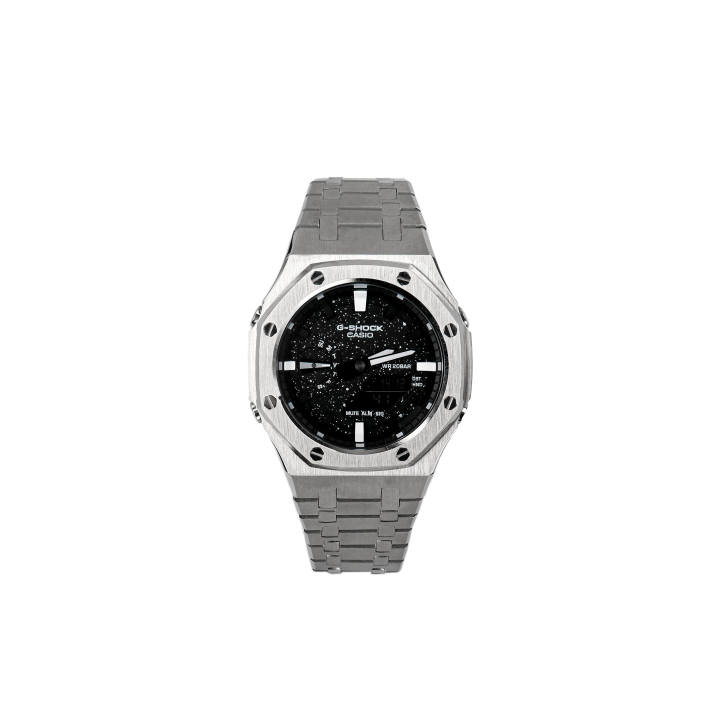 CASIO CASIO Custom Collection Quartz Movement Stainless Steel Strap Watch Unisex Black Dial