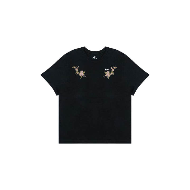 Nike Nike Sportswear T Shirts Men's Black Crew Neck Moderate Straight Fit