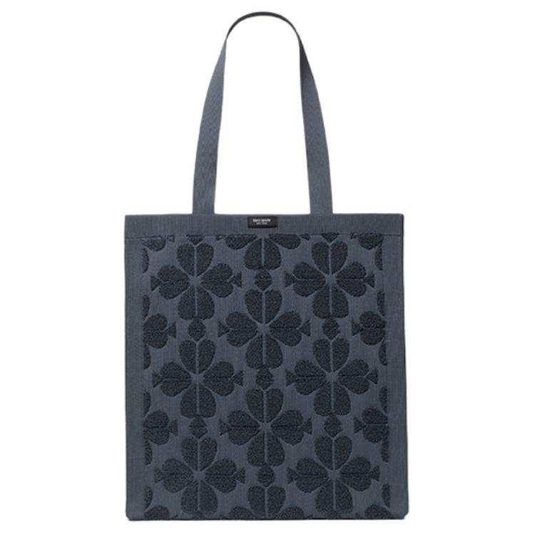 Kate Spade Fabric Shoulder Bag Large Women's Marine Blue
