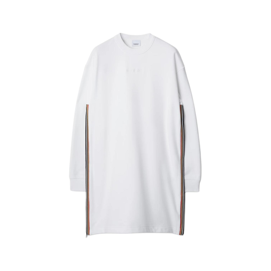 Burberry Long Sleeved Dress Women's White