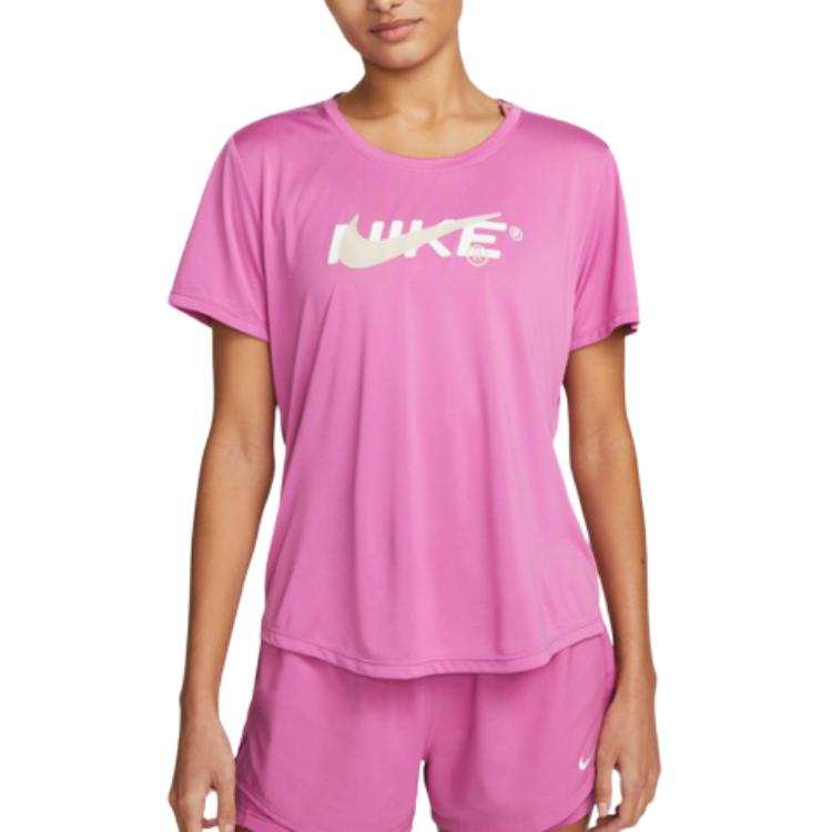 Nike Nike Clothing T Shirts Women's Universe Fuchsia Crew Neck