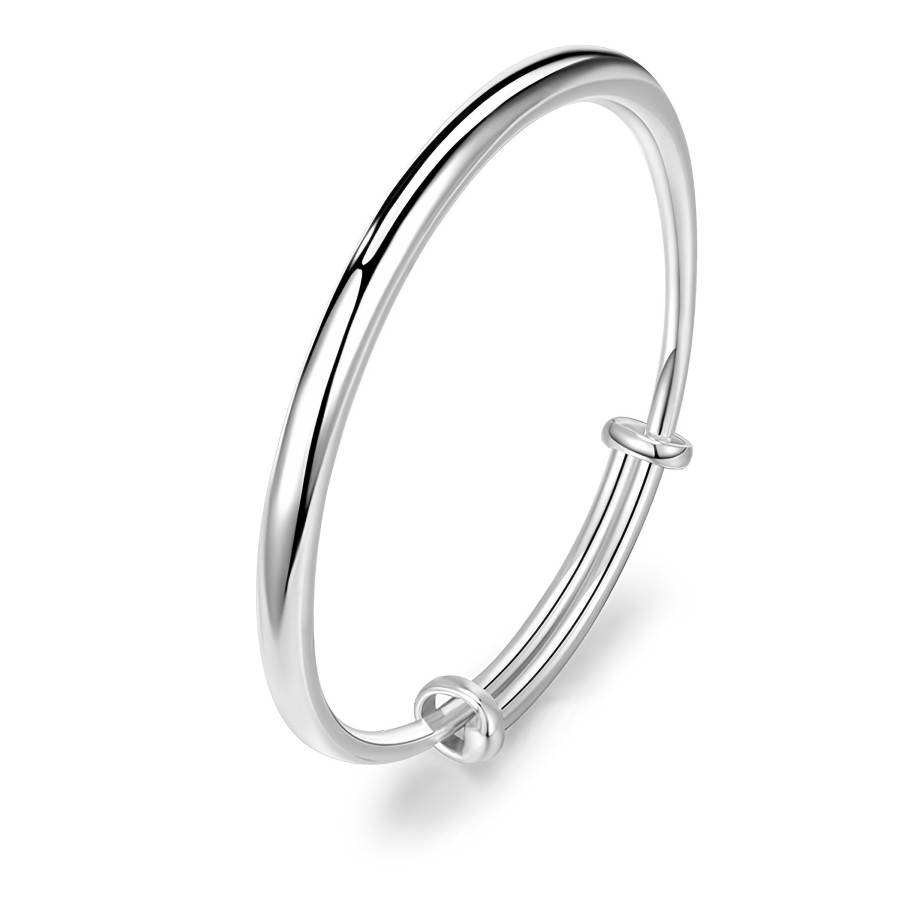 ZSY 999 Fine Silver Material Sterling Silver Bangles Women's
