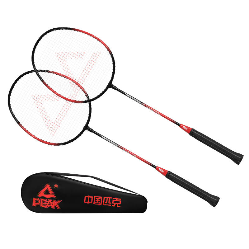 PEAK Iron Alloy Badminton Rackets Control Type All around Defense Entry level 665mm Unisex Compatibility 3U/G5