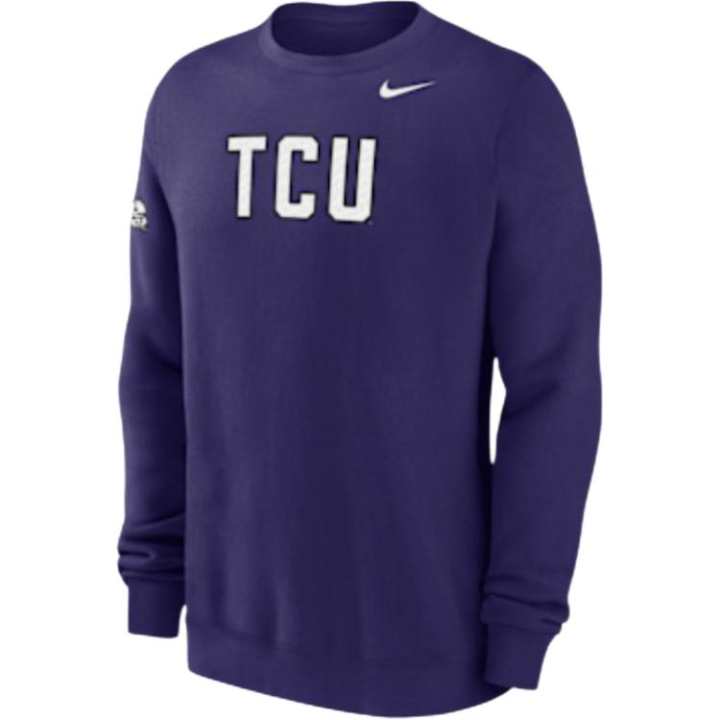 Nike Nike Tcu Club Fleece Men's Nike College Crew-Neck Sweatshirt