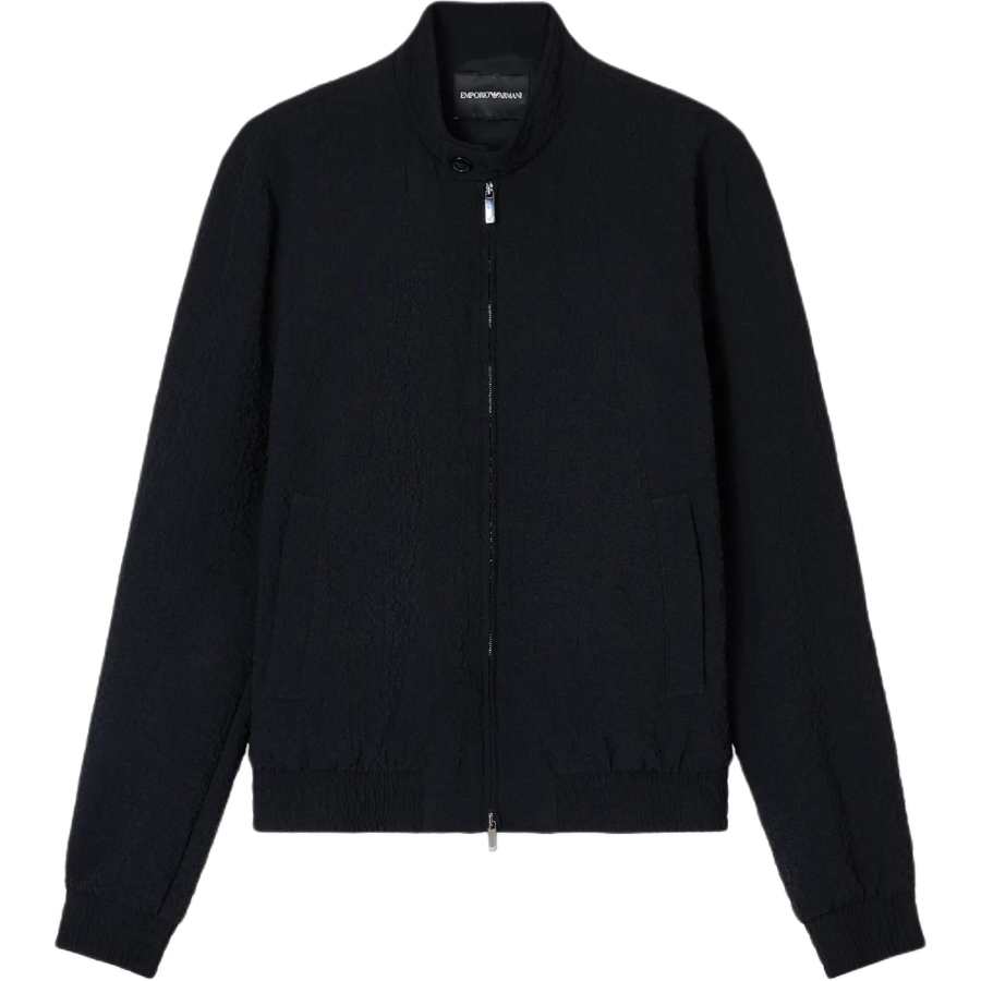 Emporio Armani Technical seersucker fabric blouson