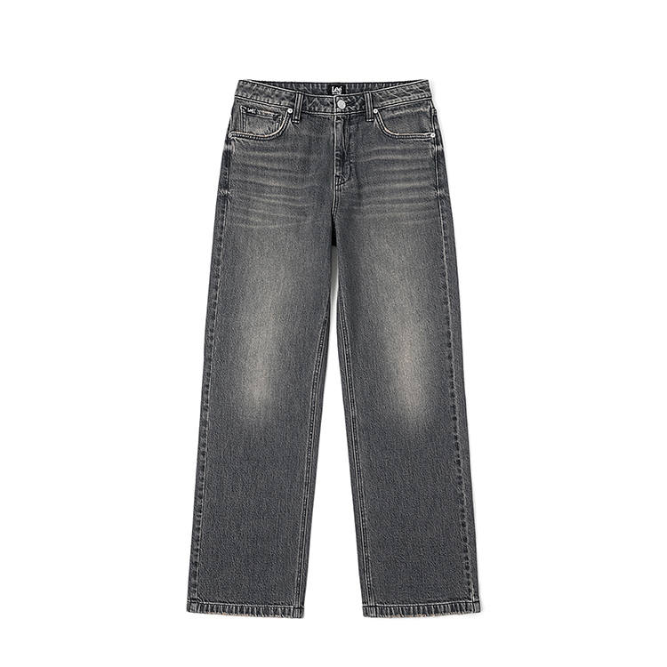 Lee Jeans Women's Dark Blue Moderate Straight Fit Pants