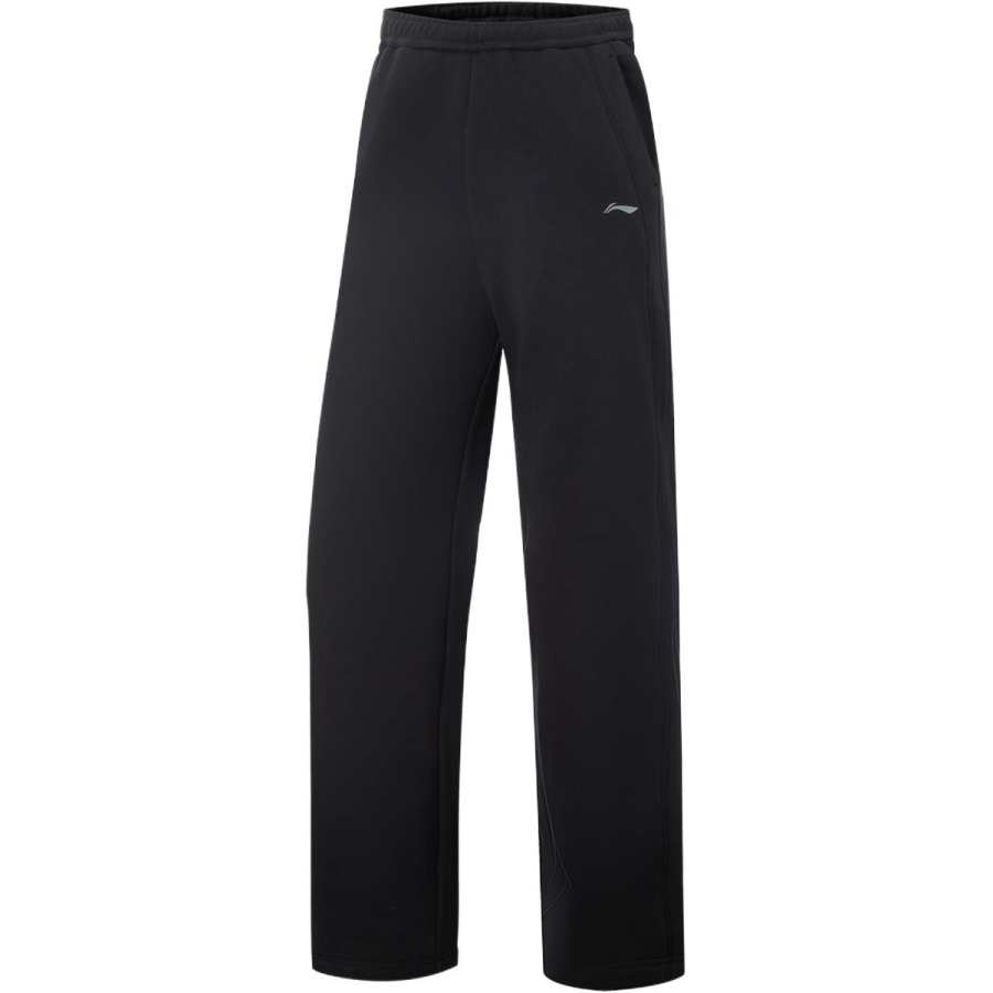 Li-Ning Li Ning Fitness Series Knitted Sweatpants Women's Long Black