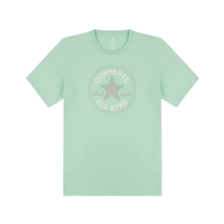 Converse T Shirts Unisex Green Crew Neck Moderate Straight Fit