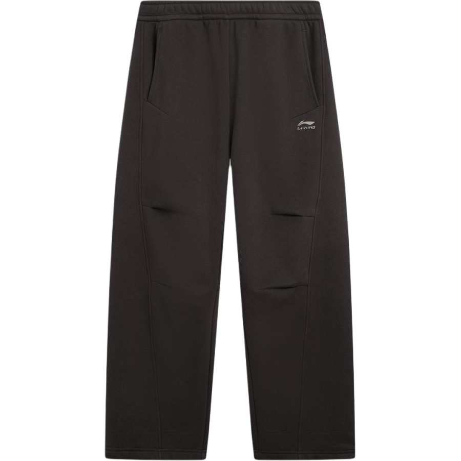 Li-Ning Li Ning Sports Life Collection Loose Fit Casual Fleece Lined Minimalist Style Straight Fit Knitted Sweatpants Men's