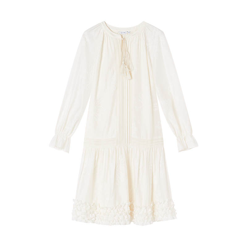XIANGYING Long Sleeved Dress Women's