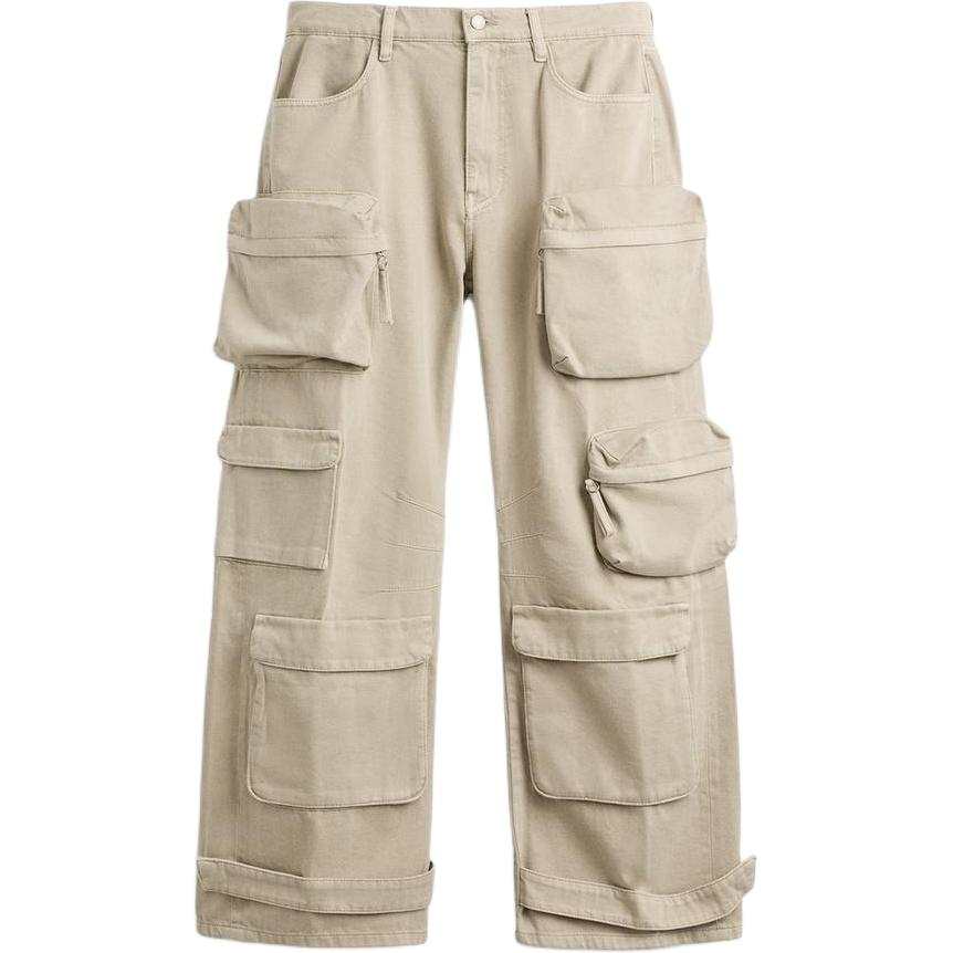 ZARA ZARA Cargo Pants Unisex Tan Moderate