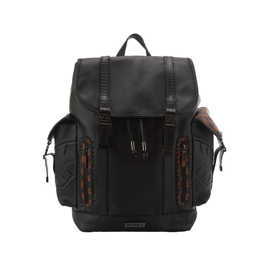 SPRAYGROUND SPRAYGROUND PVC Polyvinyl Chloride Backpack Men's Black