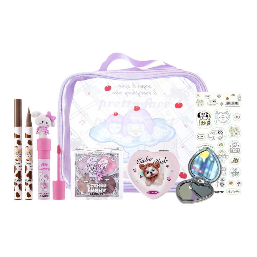 FLORTTE MIKKO Collaboration Collection Small Box Makeup Sets Easy to Blend Complexion