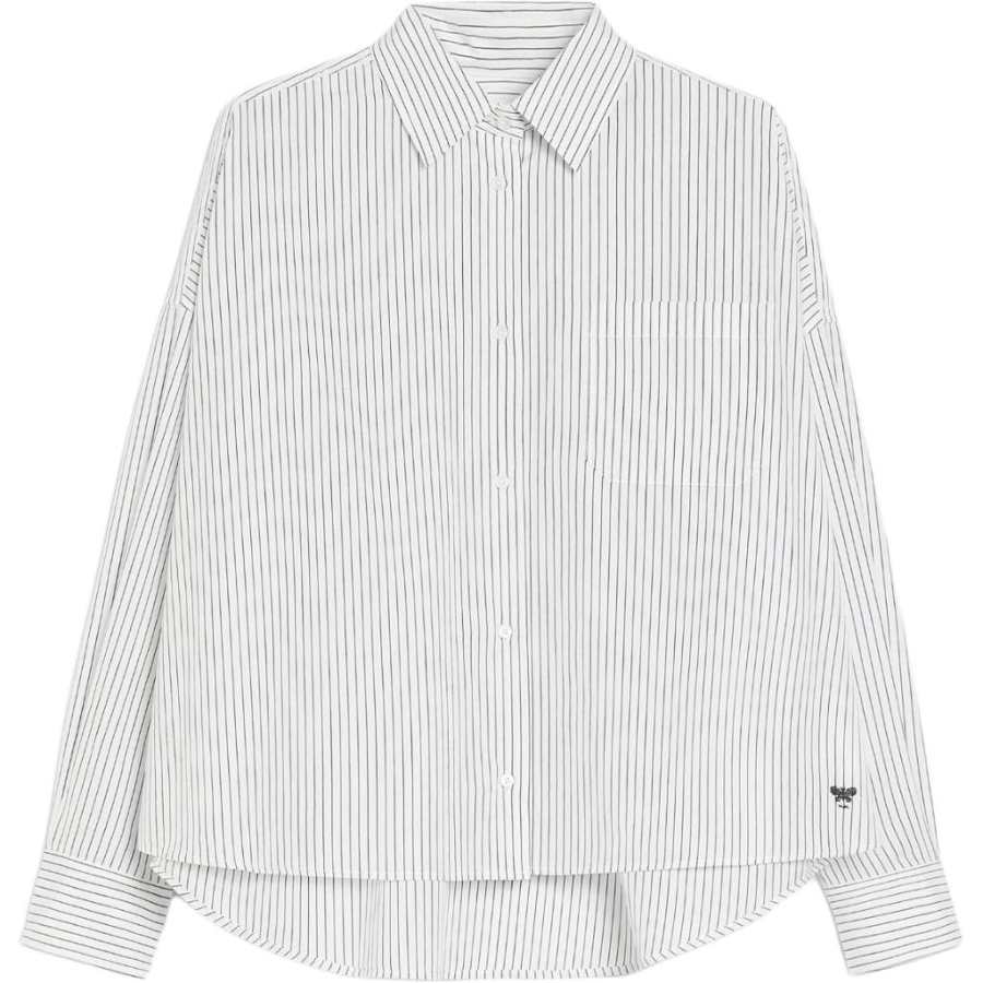 WEEKEND MaxMara Weekend Max Mara Aureo Striped Long Sleeved Poplin Shirt